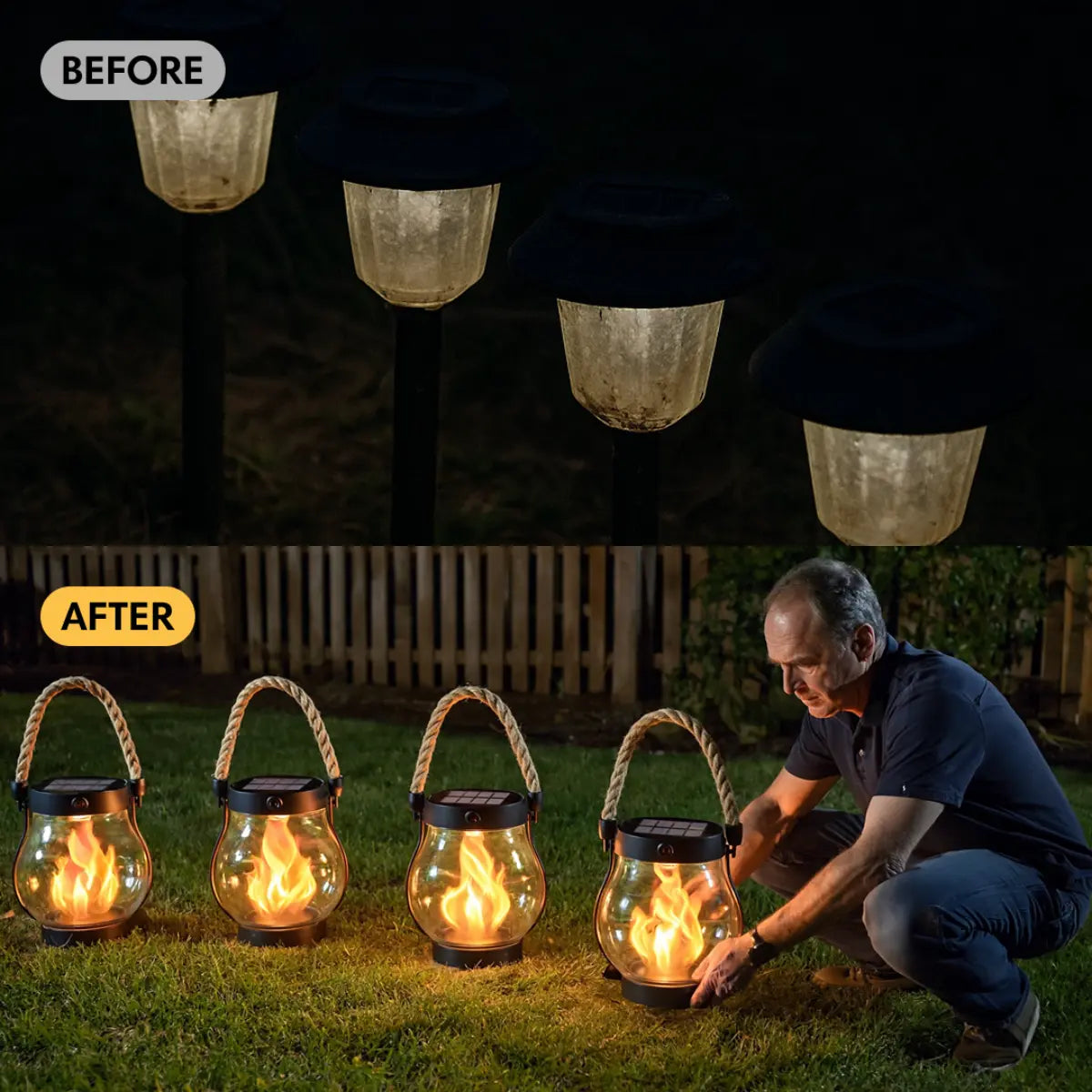 Kaliqo™ – Solar Lantern Outdoor Lights