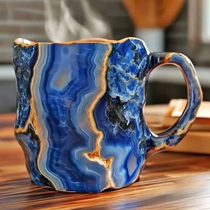 （🔥LAST DAY SALE-80% OFF🔥) ✨️2025 New Mineral Crystal Coffee Mugs☕