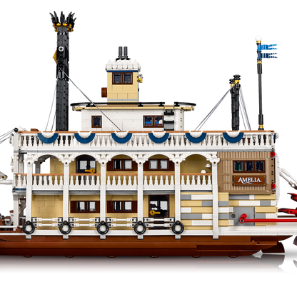 Exquisite Steamship Model, Recreate Maritime Legends