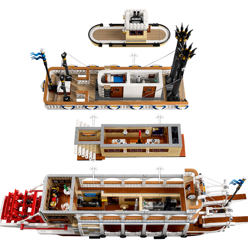 Exquisite Steamship Model, Recreate Maritime Legends