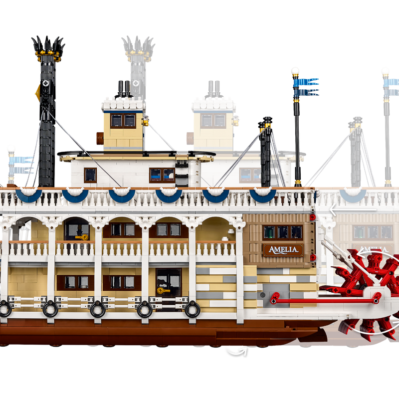 Exquisite Steamship Model, Recreate Maritime Legends
