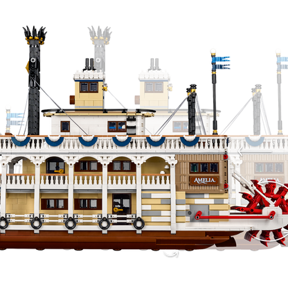 Exquisite Steamship Model, Recreate Maritime Legends