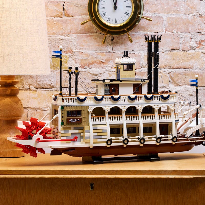 Exquisite Steamship Model, Recreate Maritime Legends