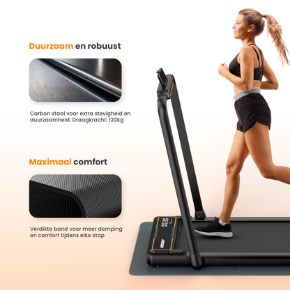 Moovv SmartStep Pro v2 - Foldable Treadmill 1-12km/h