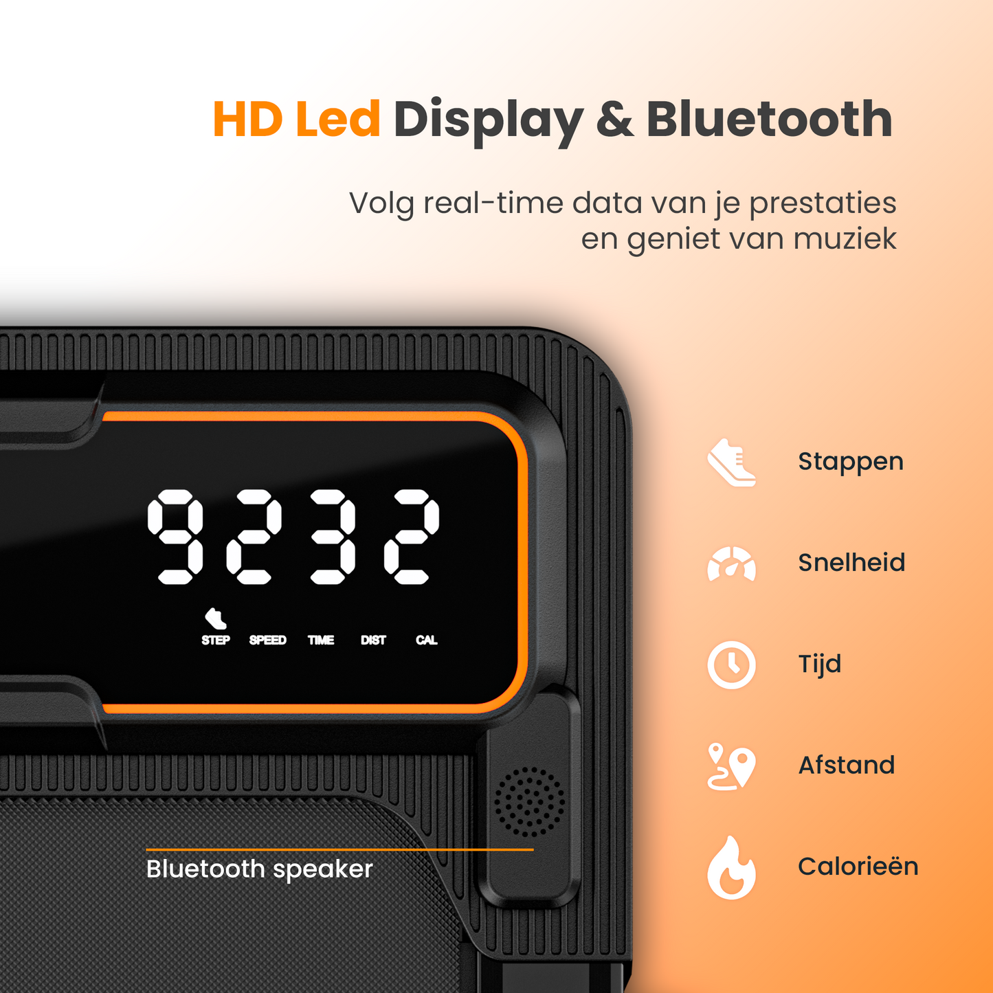 Moovv SmartStep Pro v2 - Foldable Treadmill 1-12km/h