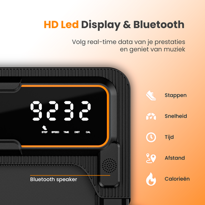 Moovv SmartStep Pro v2 - Foldable Treadmill 1-12km/h