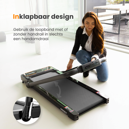 Moovv SmartStep Pro v2 - Foldable Treadmill 1-12km/h