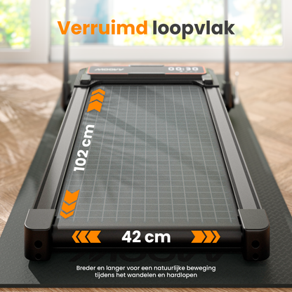 Moovv SmartStep Pro v2 - Foldable Treadmill 1-12km/h