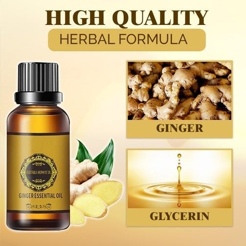 🥇 LOVILDS™ Natural Ginger Detox Oil – Burn Fat While You Sleep🌿