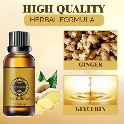 🥇 LOVILDS™ Natural Ginger Detox Oil – Burn Fat While You Sleep🌿